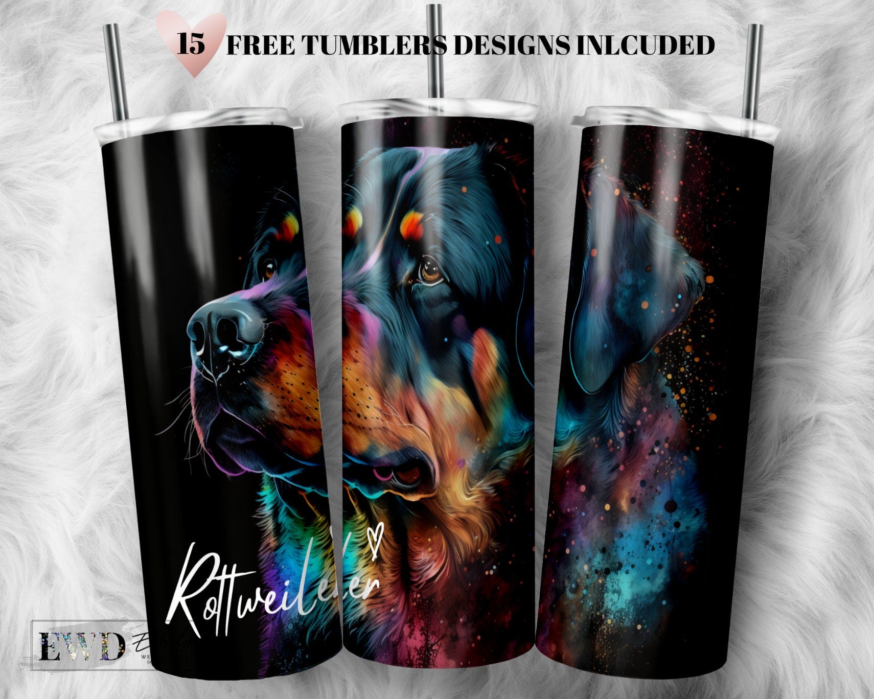 Alcohol Ink Dolphin Design Custom 20oz Skinny Tumbler