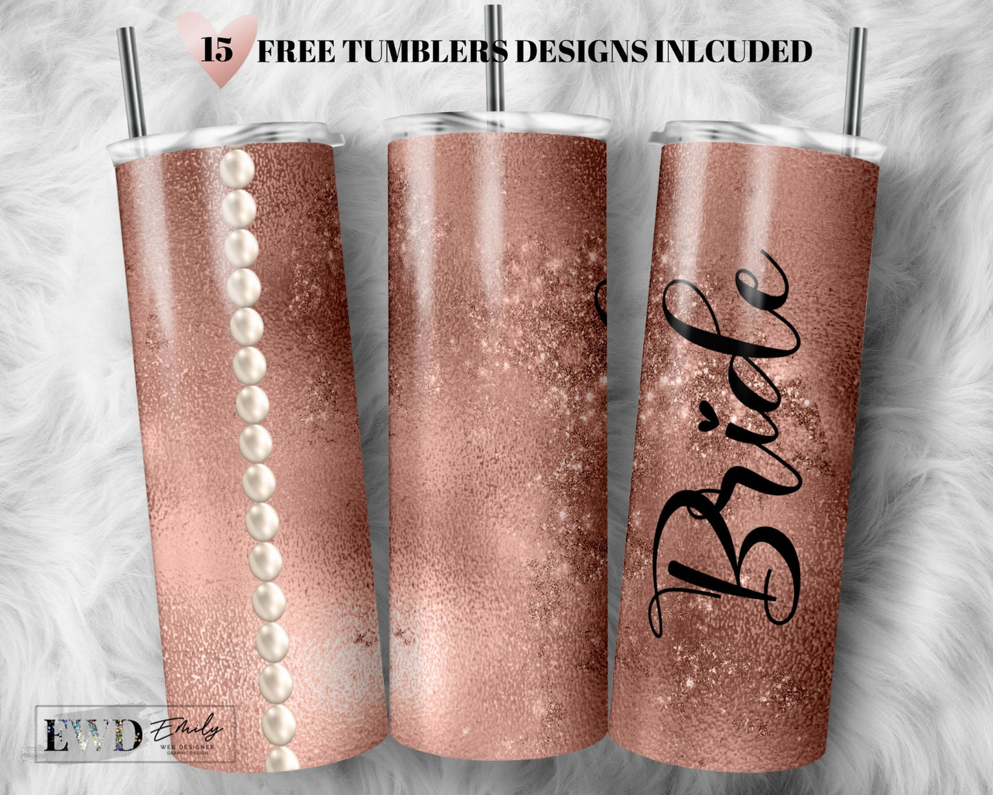 Bride tumbler wrap PNG for 20oz skinny tumbler- Add Your Own Text sublimation designs, wedding tumbler, bachelorette party