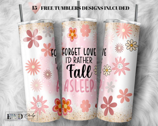 Tumbler Wrap Funny Sarcastic Quote Seamless Tumbler Design Boho Floral Print Sublimation Designs Downloads - Skinny 20oz - PNG 2023